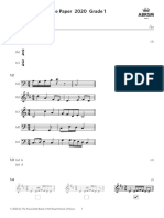 Music Theory Grade 1 Sample Model Answers 200825