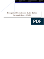 Interpolasi Hermite Dan Cubic Spline Interpolation + KUIS