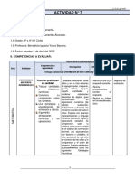 ACTIVIDAD #7 Mat y P.S 2022