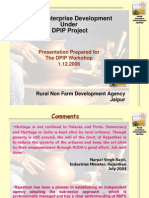 Micro Enterprise Development Under DPIP Project: Presentation Prepared For The DPIP Workshop 1.12.2006