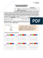 Guía 2 Matemática 4 Básico