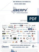 Estadistica Mensual de Robo ANERPV JUNIO 2022