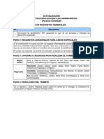 Actualizacion de Negocios Actividad Economica PDF