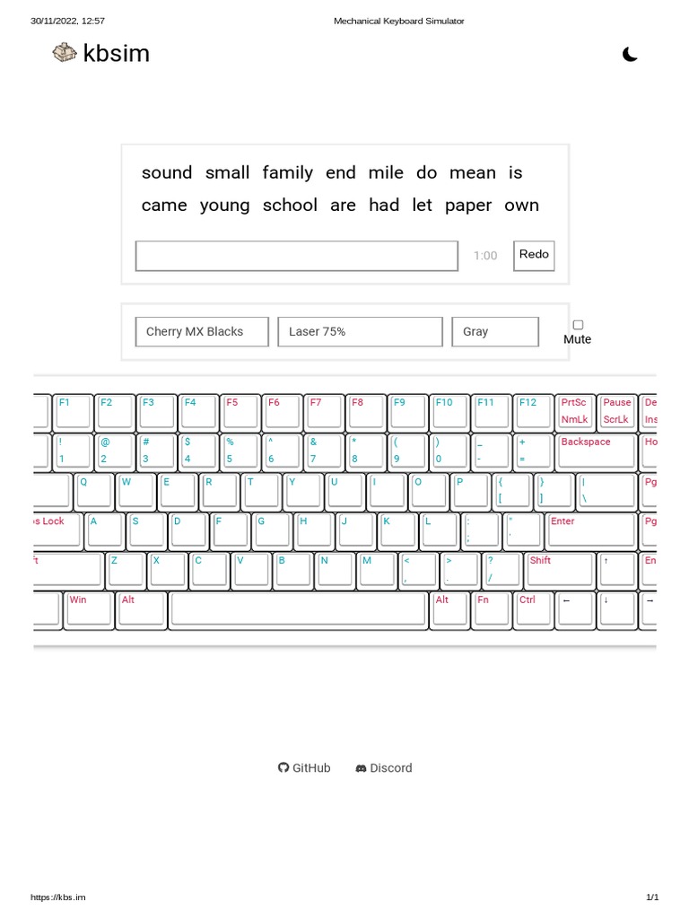 Mechanical Keyboard Simulator PDF