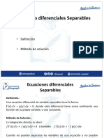 CLASES 3 Ecuaciones Diferenciales Separables