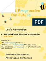 Present Progressive As Future 5th G