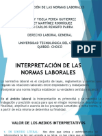 Diapositivas Interpretacion de Las Normas Laborales