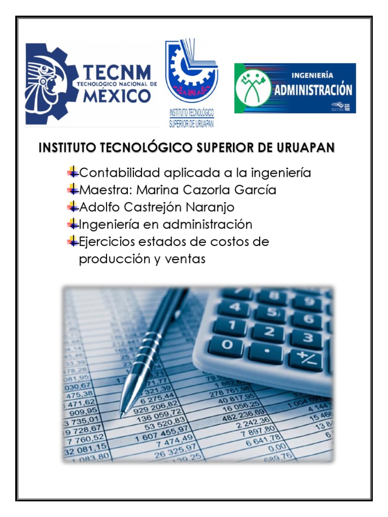 Ejercicios de Costos de Producción y Ventas | PDF | Costo | Inventario