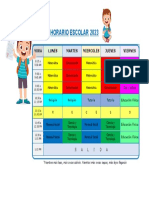 HORARIO 2023 Primaria