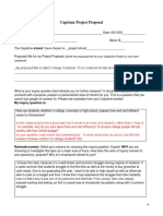 Capstone Project Proposal Final Student Fillable