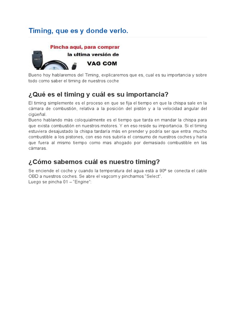 Timing | PDF | Pistón | Máquinas