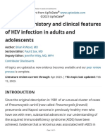 The Natural History and Clinical Features of HIV Infection in Adults and Adolescents