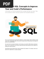 Advanced SQL Concepts