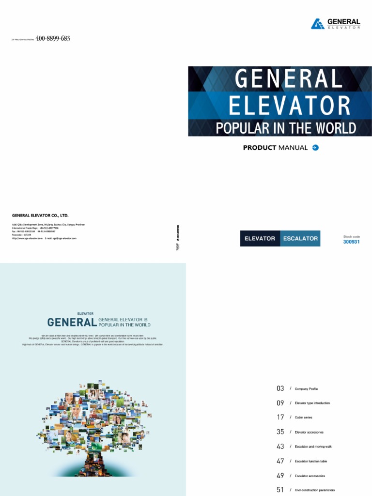 Catalogo General Elevator | PDF