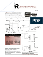 Type 1540 Side-Mount Pneumatic Level Switch