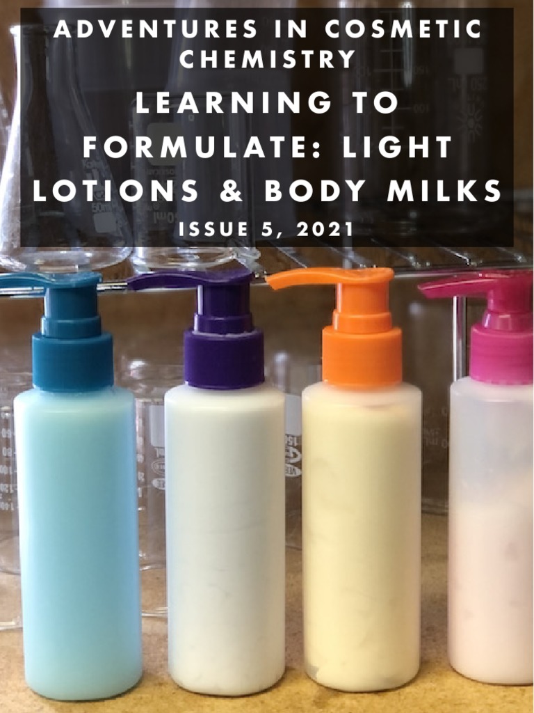 Learning To Formulate Body Milks and Light Lotions | PDF | Chemistry ...