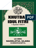 Khutbah Idul Fitri 1443 H1