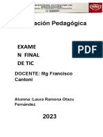 Habilitación Pedagógica Word Examen