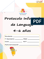 Protocolo Informal 4-6 Años