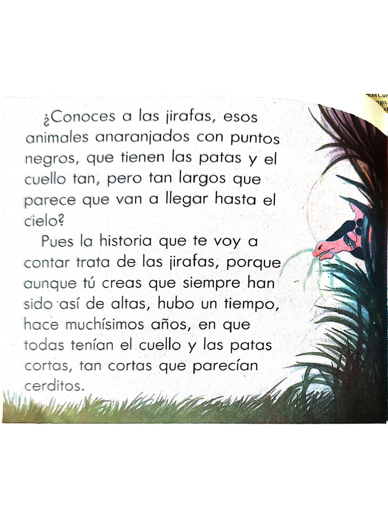Cuento Jirafa Pdf