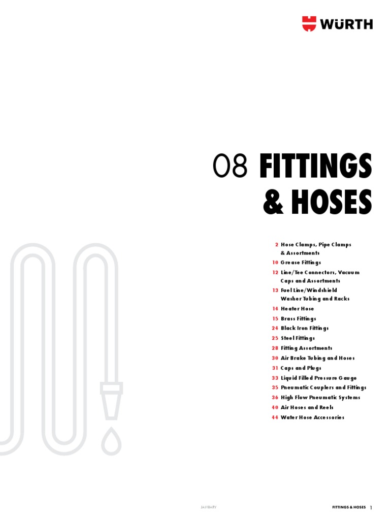 Fittings and Hoses, PDF, Screw