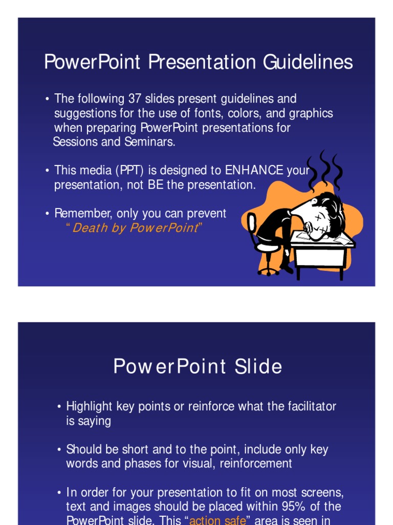 Presentation Guidelines PDF Design Decorative Arts