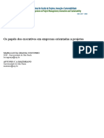 Os Papéis Dos Executivos em Empresas Orientadas A Projetos