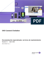 OXO - Connect - Evolution - 5.1 - SD - MaintenanceServices - 8AL91229ESAF - 1 - Es - (Glossario de Erros Dos Alarmes Do OXO)