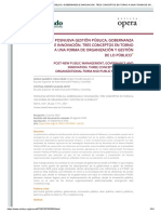 Posnueva Gestion Publica Gobernanza e Innovacion