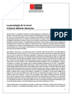 Documento de Lectura. La Genealogía de La Moral