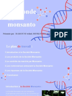 Exposé de Société Monsanto - HAMOUNI