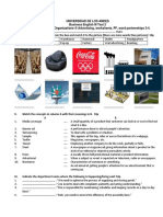 Test 2 Organization & Advertising, Worksheets, PF & Wordpartnership 3-4, .Sample