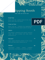 The Sipping Booth Menu 
