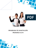 Programa Adaptación - 4,5,6 Grado