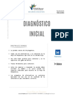 Diagnostico Inicial Matematica 7basico