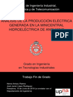 Análisis de La Producción Eléctrica Generada en La Minicentral Hidroeléctrica de Anguiano
