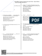 351 - Conditionals If Clauses and Wish Clauses Advanced Level Test Quiz Online Exercise With Answers 1