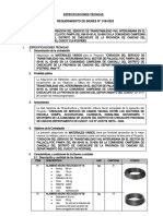 10.-Especificaciones Tecnicas de Materiales Varios de Almacen