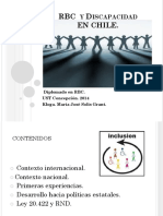 RBC y Discapcaidad en Chile.