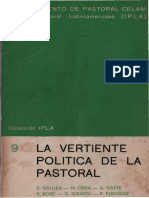 Celam, Ipla - La Vertiente Poliica de La Pastoral