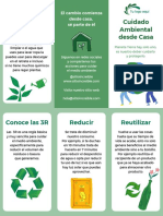 Folleto de Cuidado Ambiental Moderno e Ilustrado