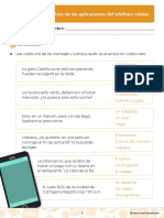 Uso de Las Aplicaciones Del Teléfono Celular: Clase: Nombre: Introducción