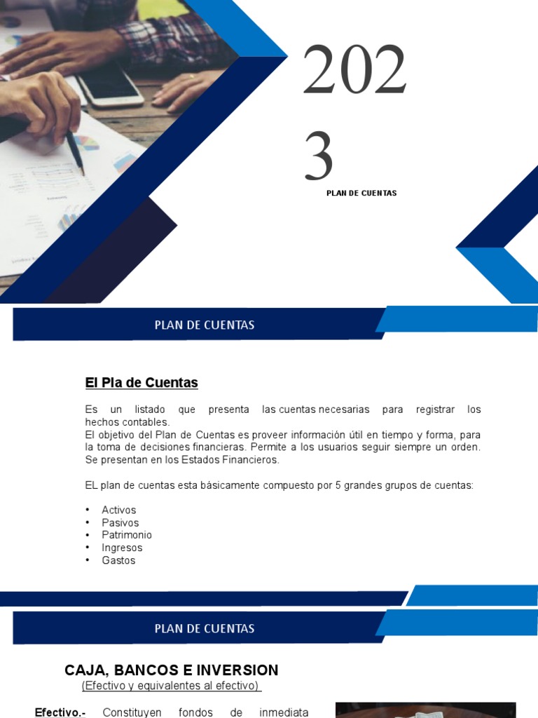 Contabilidad - 5 Plan de Cuentas | PDF | Bancos | Contabilidad