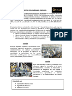 Trabajo #2 Estructura Organizacional de Una Compañía - Empresa Seleccionada INDUMIL Industria Militar Colombiana