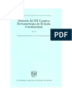 Memoria Del III Congreso Iberoamericano de Derecho Constitucional Tomo I