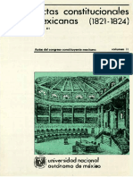 Actas Constitucionales Mexicanas (1821-1824) Tomo V - Barragan