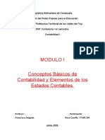 Modulo I Conceptos Básicos de Contabilidad y Elementos de Los Estados Contables