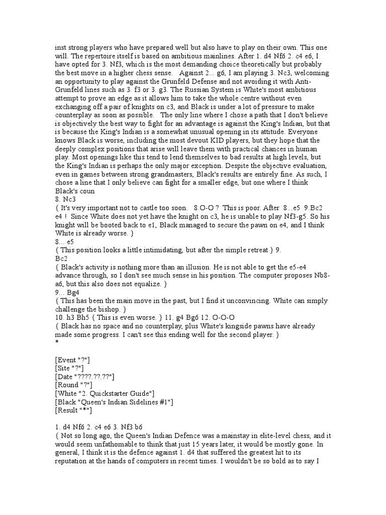 Chess 3 Pdf Chess Openings Chess Theory