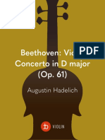 Beethoven Concerto in D Major Op. 61 - Augustin Hadelich - Tonebase Violin Workbook