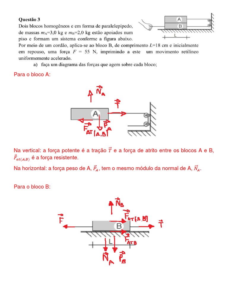 resolução dos exercícios de física | PDF | Velocidade | Leis do ...